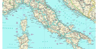 El mejor mapa de Italia