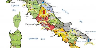 Italia turismo mapa